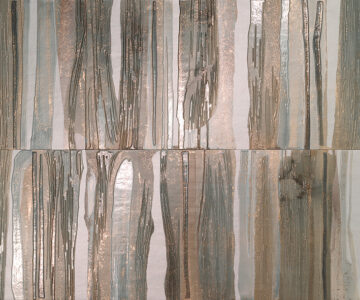 Dekor Paint Green im Format 50x120cm (3er Set)