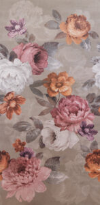 Dekor Peony im Format 50x120cm (5er Set)